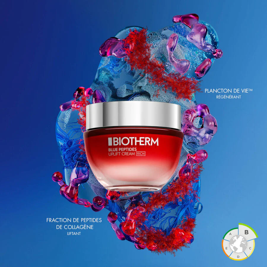 Biotherm - BLUE PEPTIDES UPLIFT Crème De Jour Riche Anti-Age et Fermeté 50 ml – Image 2