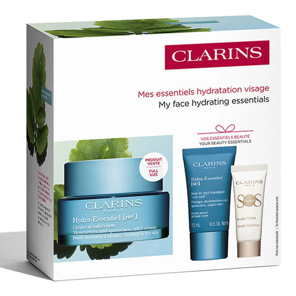 Clarins Hydra-Essentiel Coffret Crème jour 50 ml + 2 Produits – Image 3