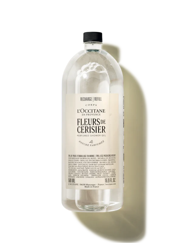 L'Occitane Gel Douche parfumé Fleurs de Cerisier – Image 3