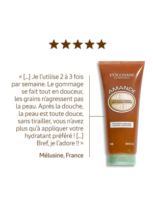 L'Occitane Douche Gommante Amande 200ml – Image 3