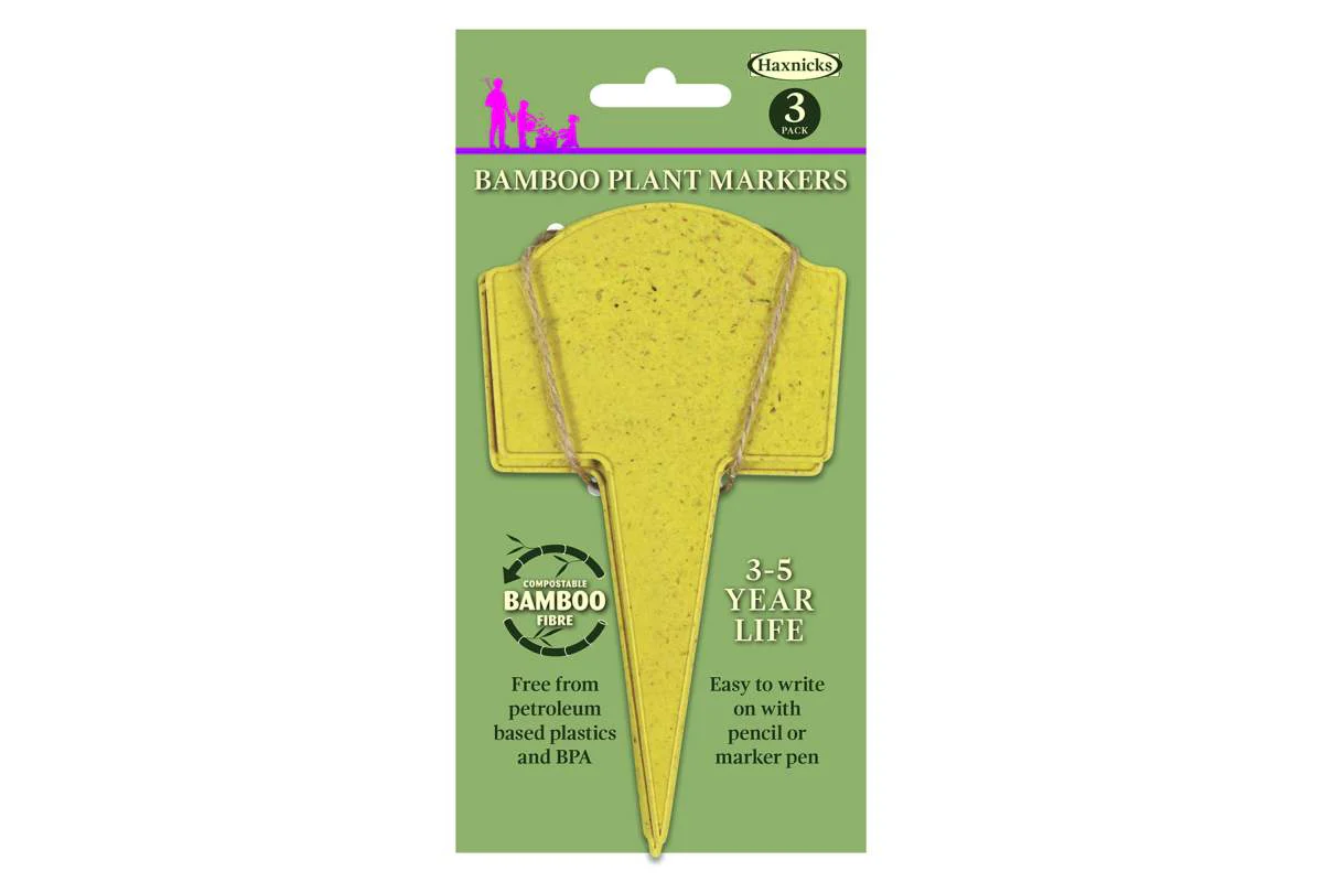 Marqueur de plante fibre bambou 3pcs