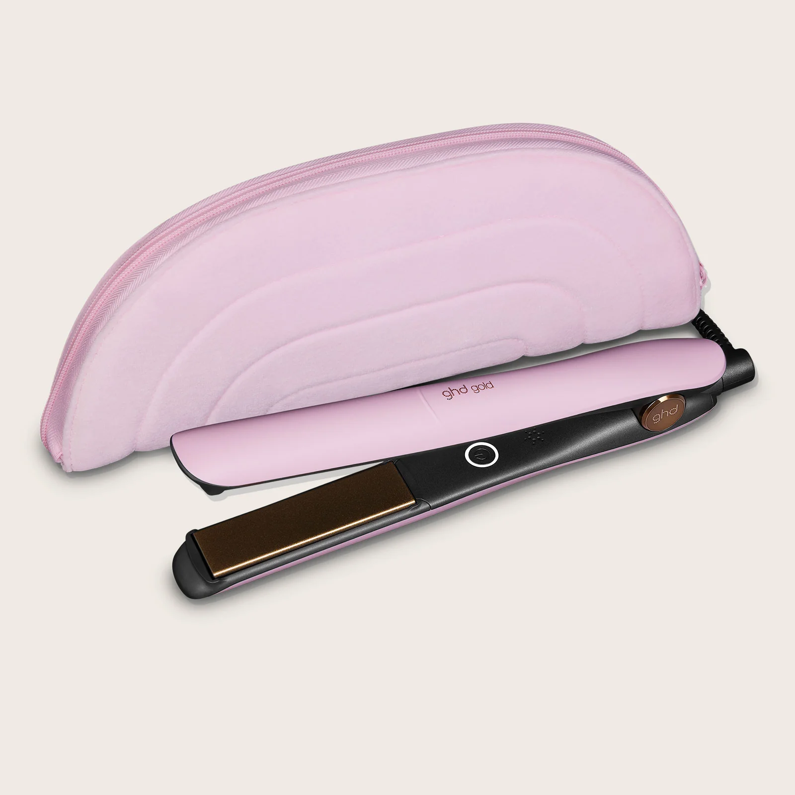 GHD - Lisseur gold styler rose + étui édition limitée