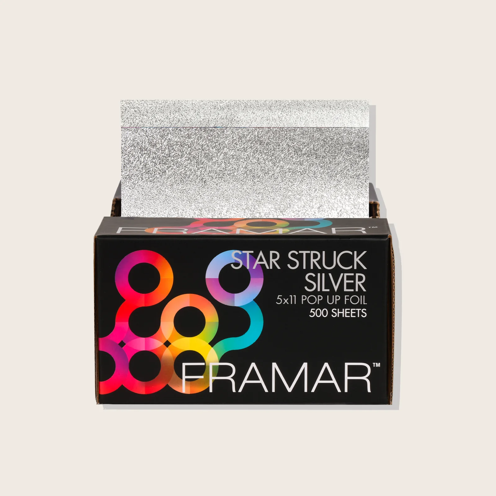 FRAMAR - Feuilles aluminium 500 feuilles 5'' x 11'' star struck