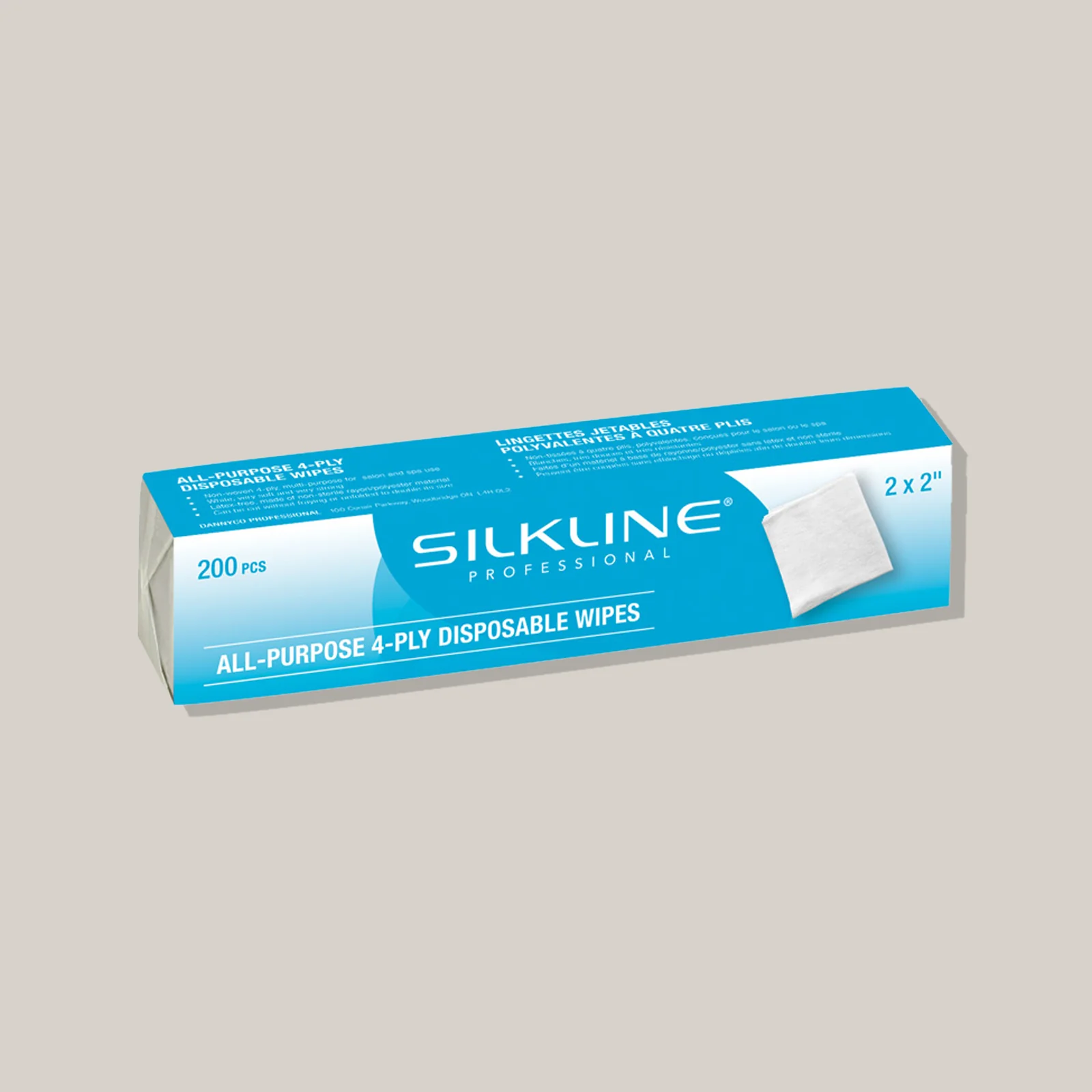 SILKLINE - Tampons 2'' x 2'' 200 pqt | 52508NC