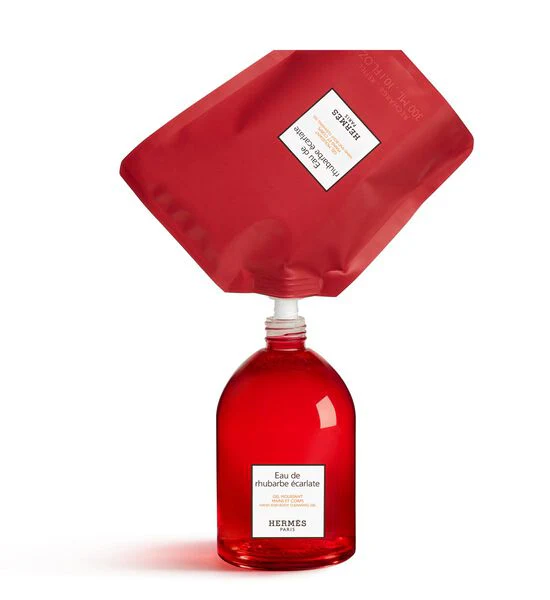 Hermès Eau de Rhubarbe Écarlate - Gel moussant recharge 300ml – Image 2