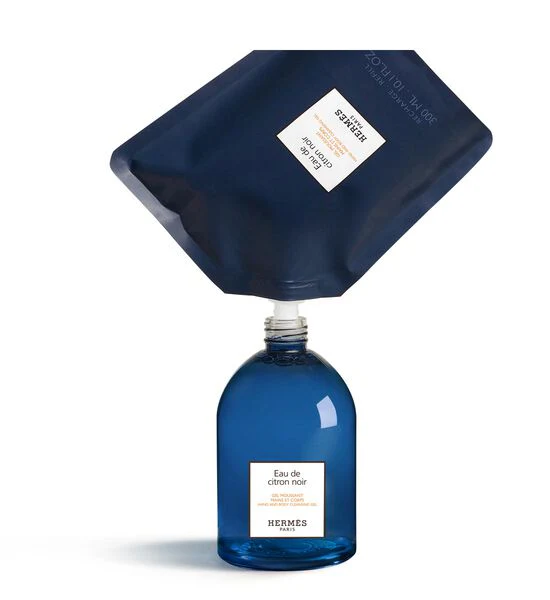 Hermès Eau de Citron Noir - Recharge Gel Moussant 300 ml – Image 2