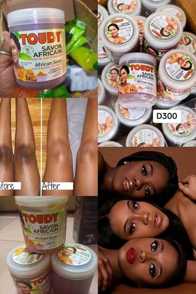 TOUDY Savon Gommant Noir & Curcuma 670g – TOUDY – Image 2