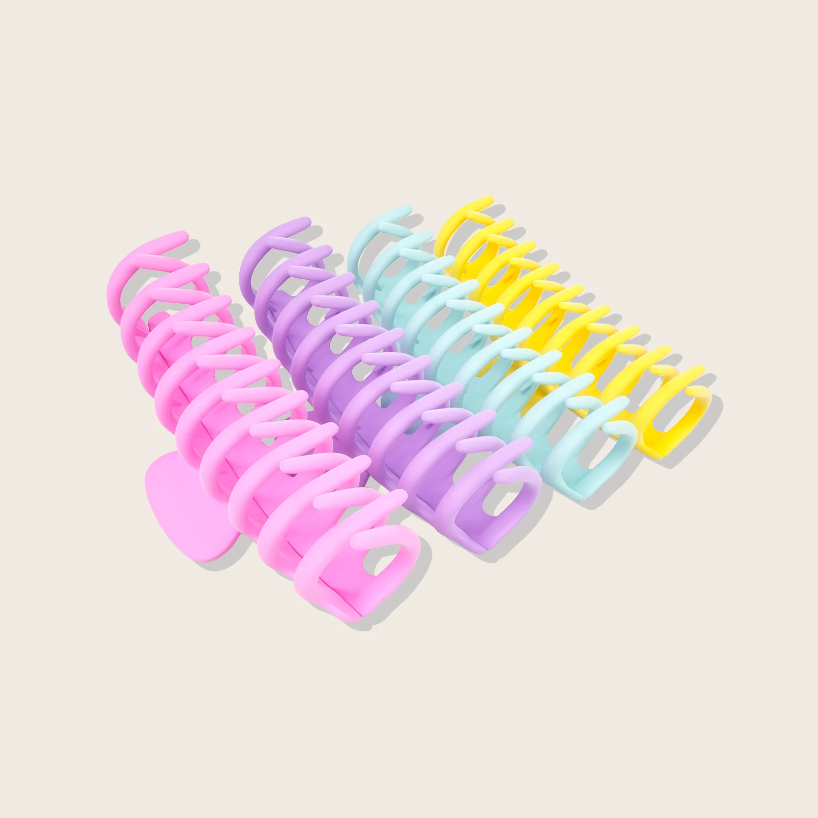 FRAMAR - Pinces Claw Clips pastel