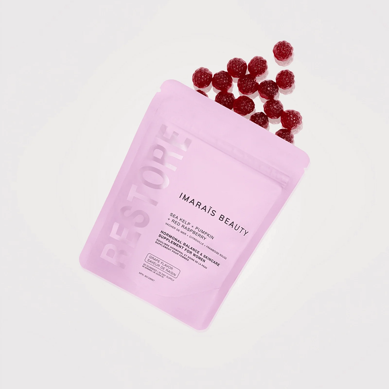 Suppléments de beauté Soutien hormonal féminin RESTORE Raisin – Image 3