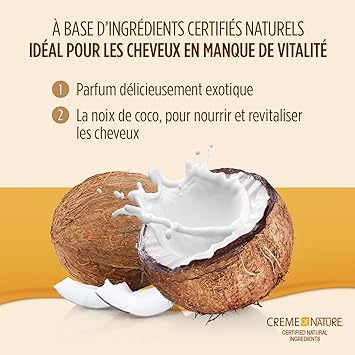 Creme Of Nature, Mousse Coiffante au Lait de Coco, Formule Infusée D’Huile de Coco, Hydratation et Définition des Boucles 207Ml – Image 3