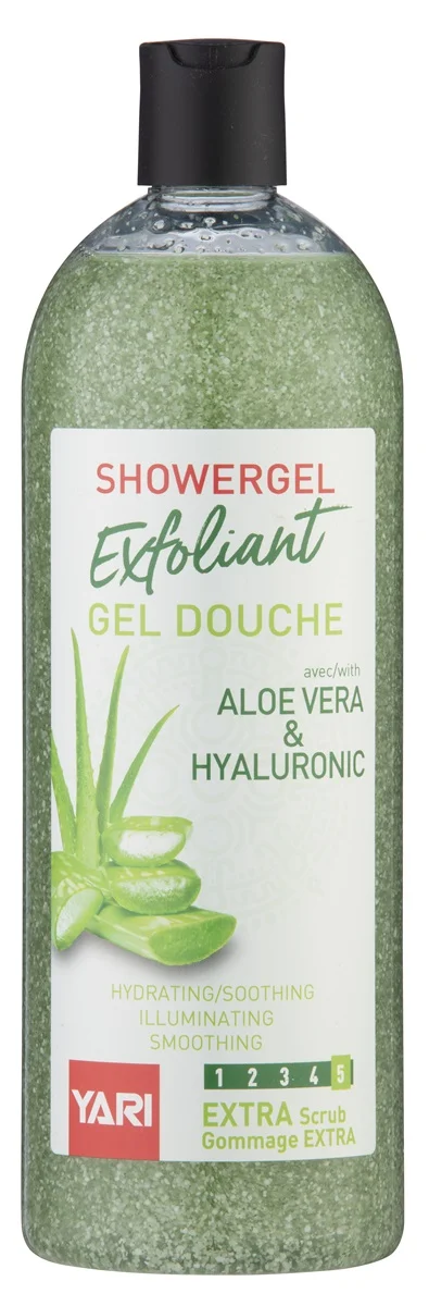 Yari Exfoliant Showergel Aloe Vera & Hyaluronic 1000ml – Image 2