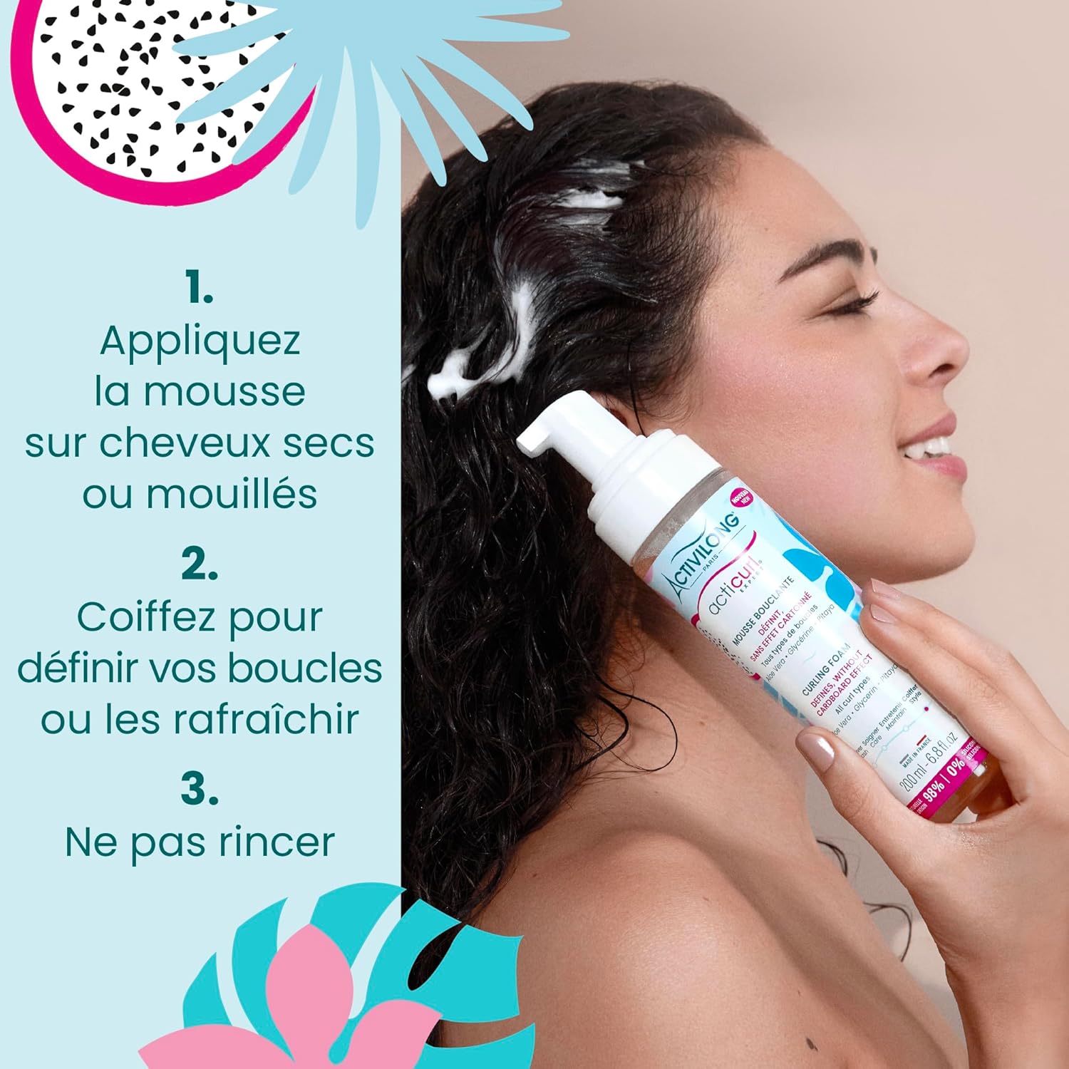 Acticurl Mousse Bouclante 200 ml – Image 2