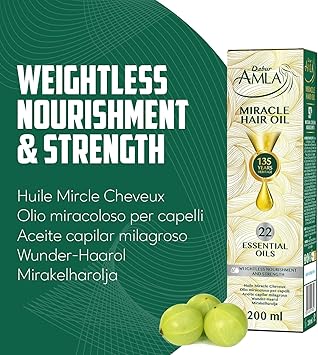 Dabur Amla Miracle Oil – 200 ml | Infusée avec 22 huiles essentielles ayurvédiques – Image 3