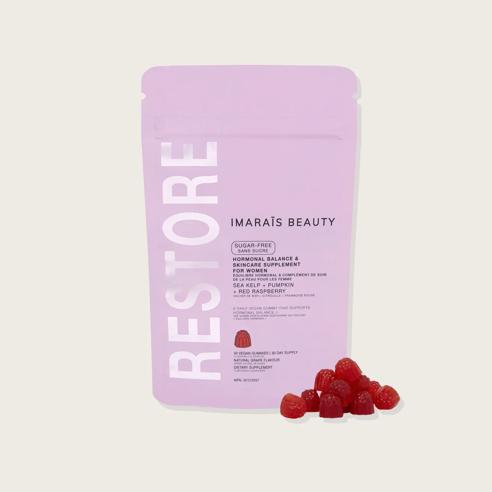 IMARAIS - Suppléments hormonal Restore raisin 30 pqt
