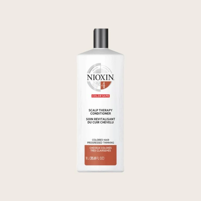 NIOXIN - Revitalisant Système 4 | Cheveux colorés clairsemés Litre