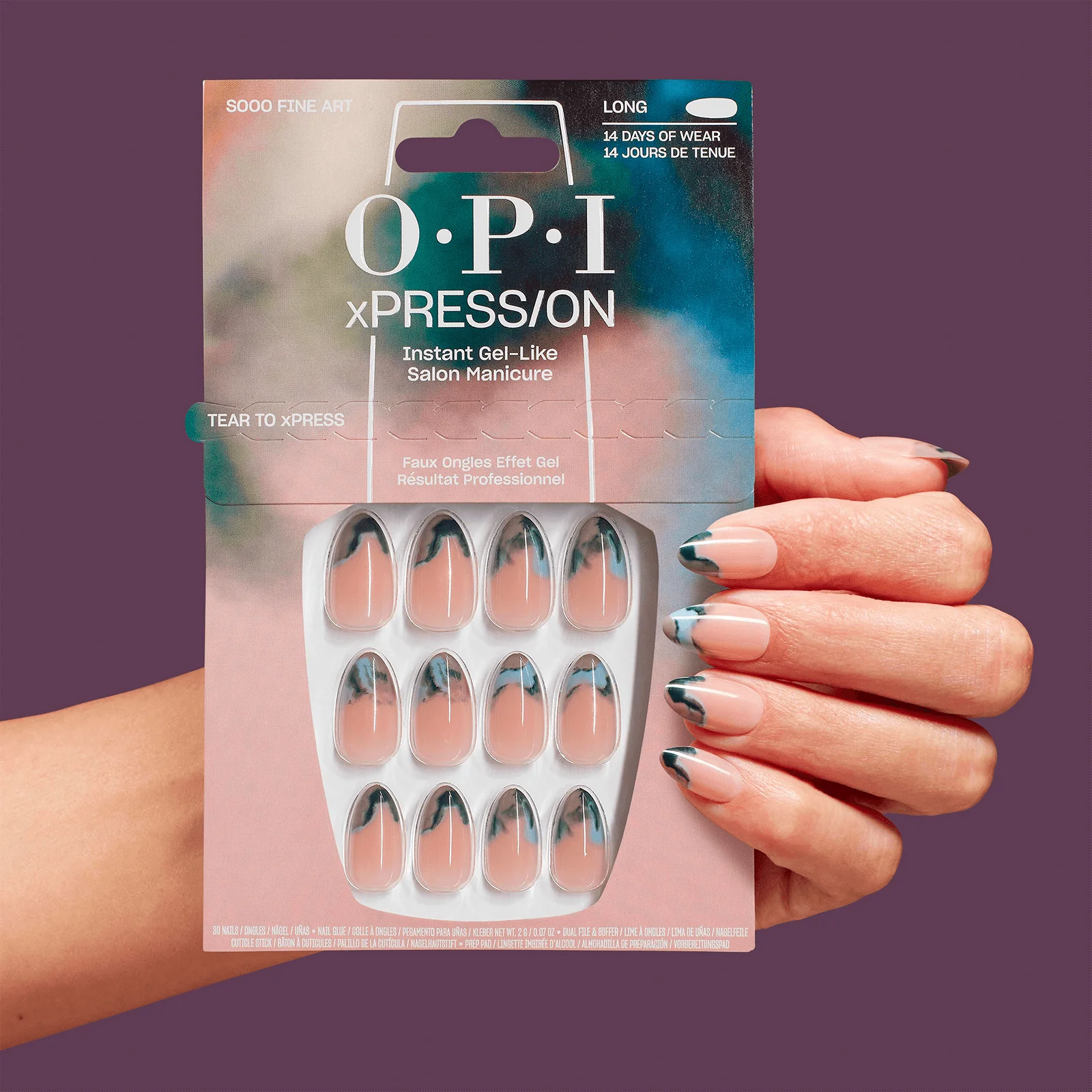 OPI - XPRESS/ON | Sooo fine art | Taille longue | AN054L – Image 3