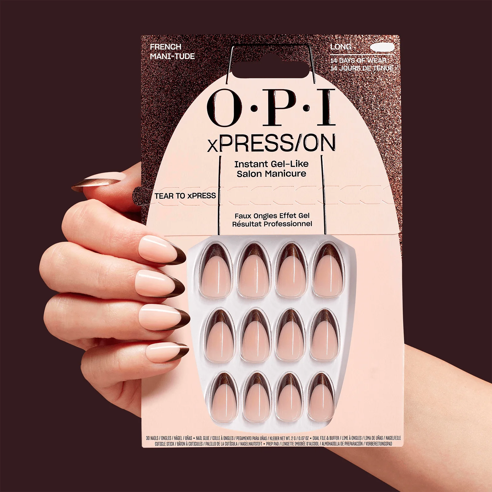 OPI - XPRESS/ON | French mani-tude | Taille longue | AN056L – Image 2