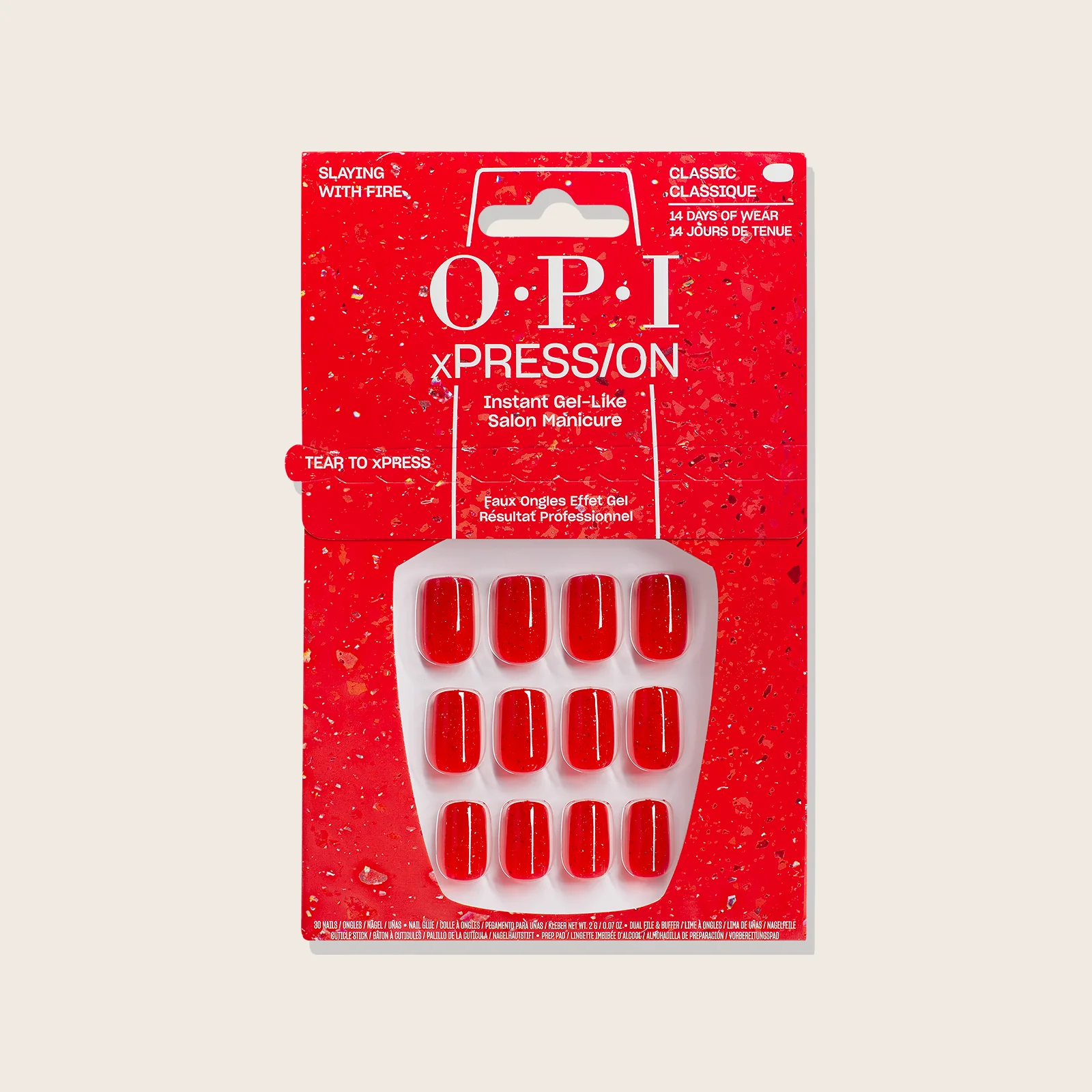 OPI - xPRESS/ON Slaying with Fire AN059S