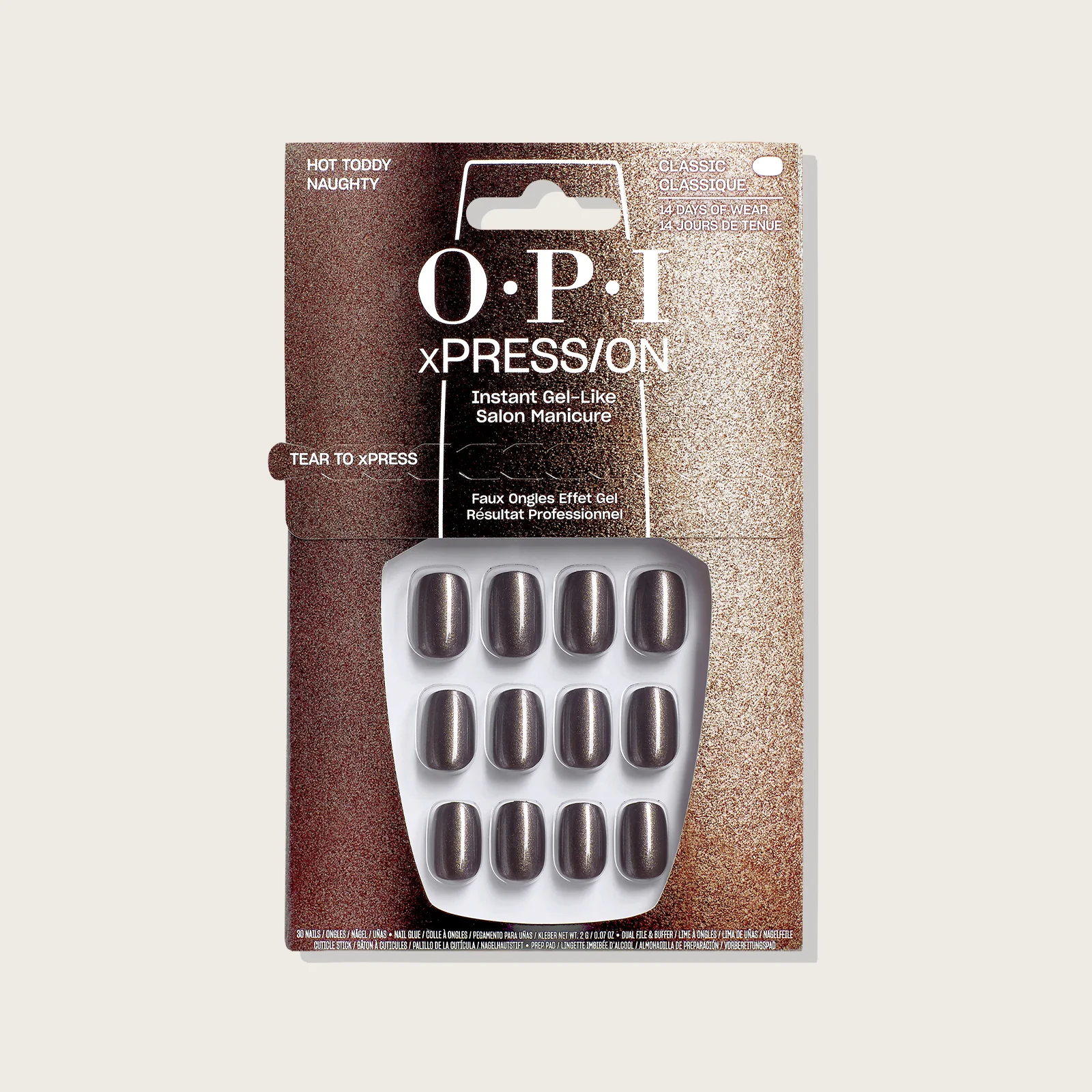 OPI - xPRESS/ON Hot Toddy Naughty ANHRQ03S