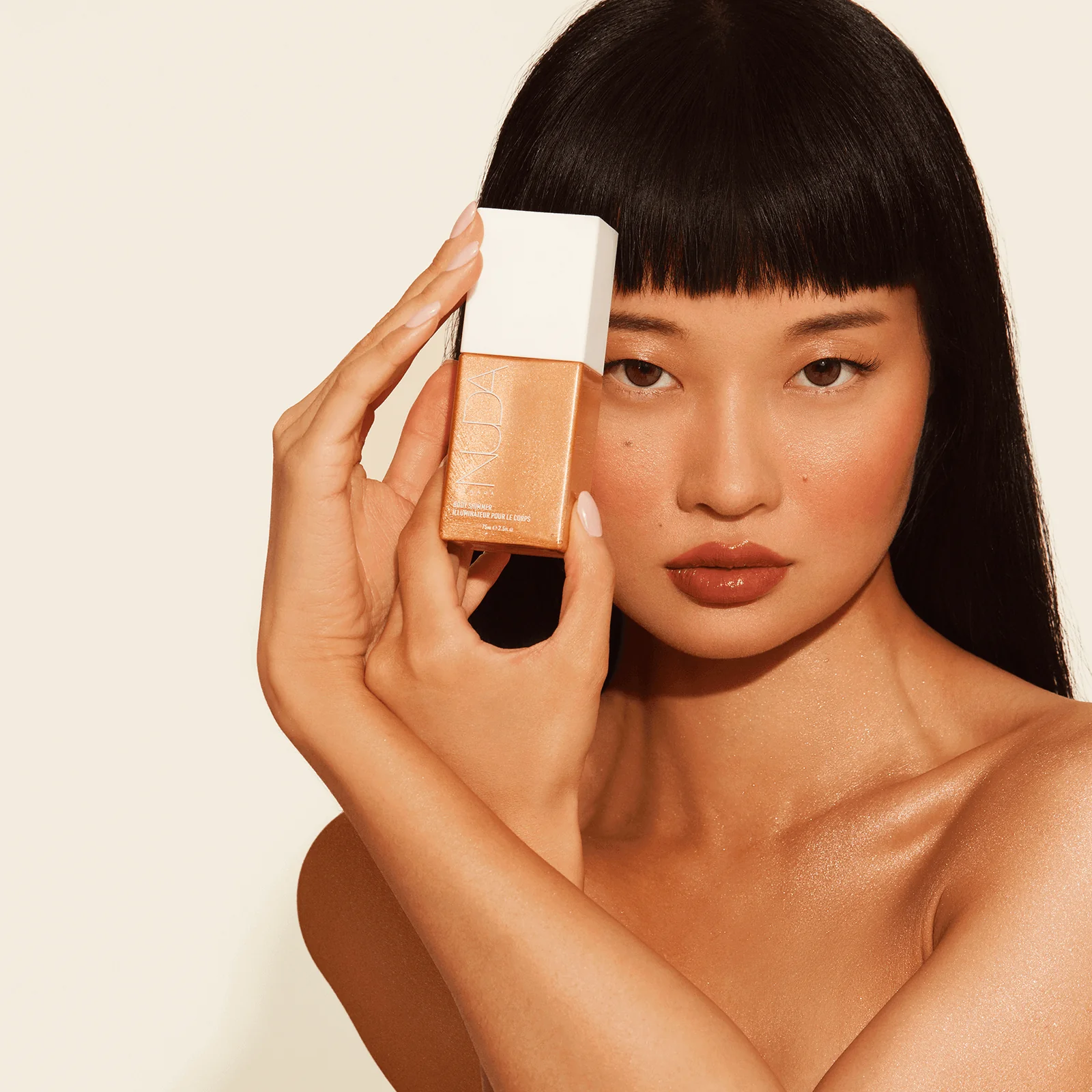 NUDA - Illuminateur pour le corps Glowshimmer 75 ml – Image 2