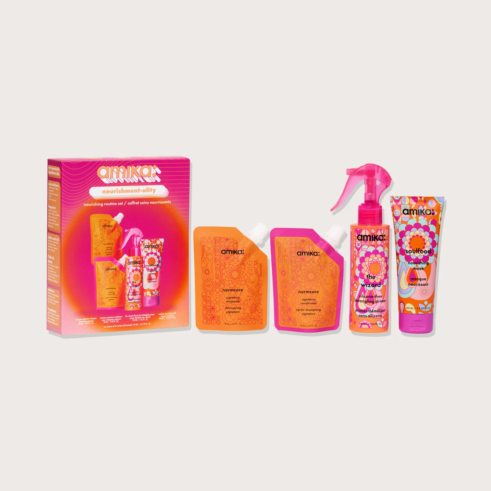 AMIKA - Promo des fêtes Coffret de routine nourrissante Nourishment-ality