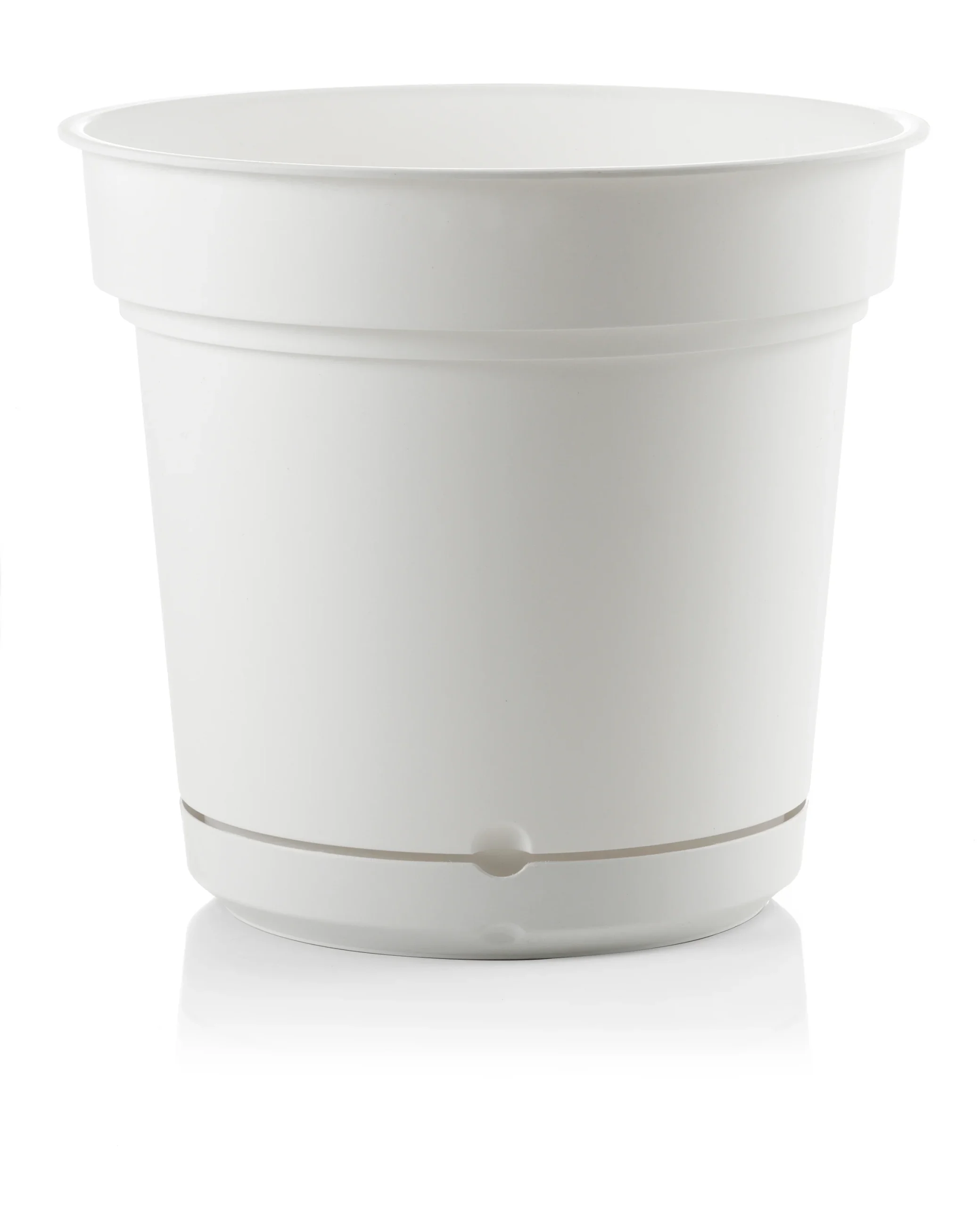 Pot rond en plastique