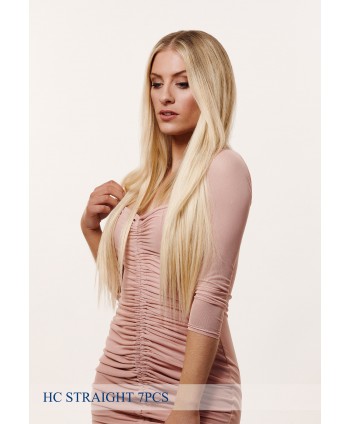 7 Bande Extension À Clip Lisse Semi Natural 20” HAIR COUTURE Silky Straight