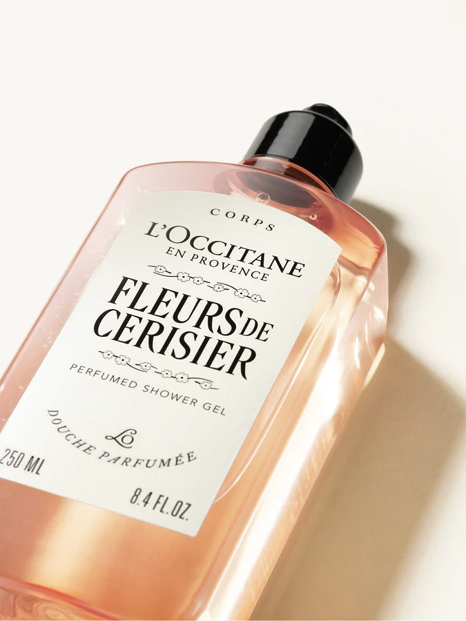 L'Occitane Gel Douche parfumé Fleurs de Cerisier – Image 2