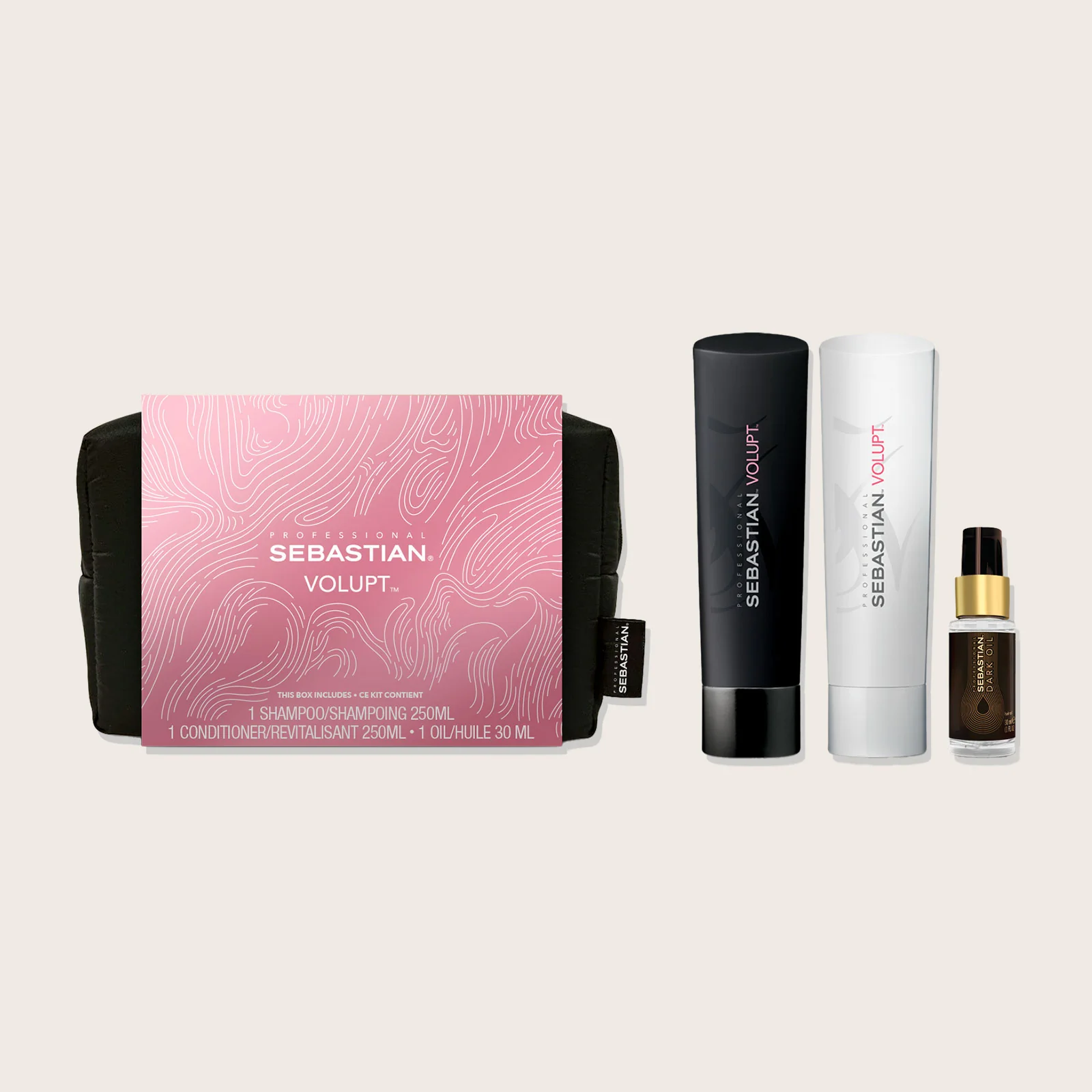 SEBASTIAN - Duo des fêtes Volupt Shampooing/Revitalisant 250 ml
