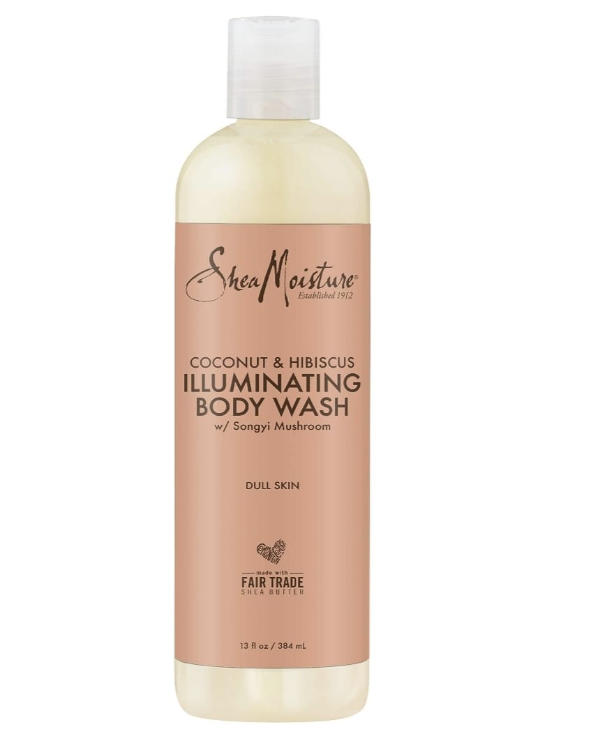 Shea Moisture – Gel Douche Illuminateur Noix De Coco & Hibiscus “Illuminating body Wash” – 384ml – Image 2