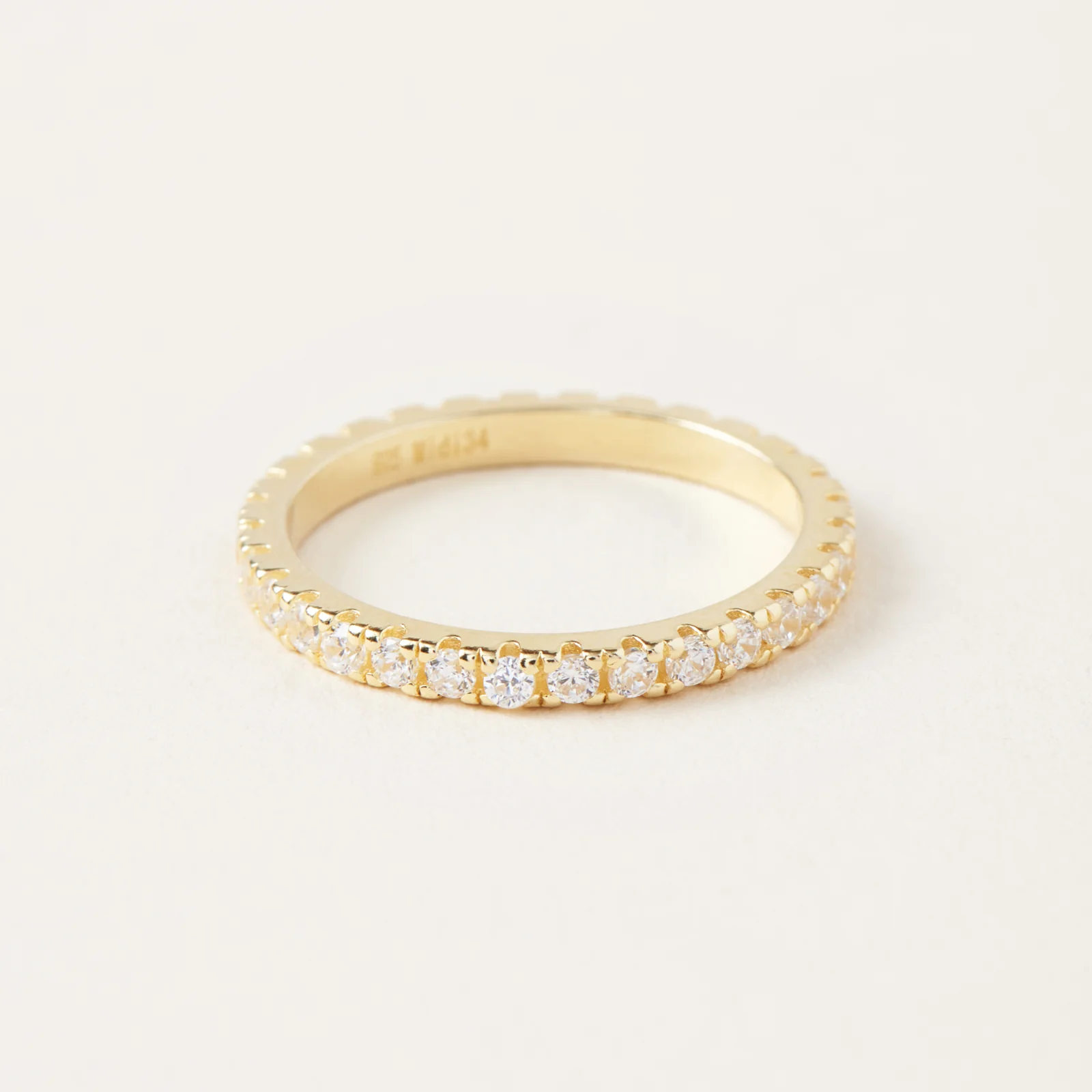 Bague Myriam avec placage or jaune – Image 2