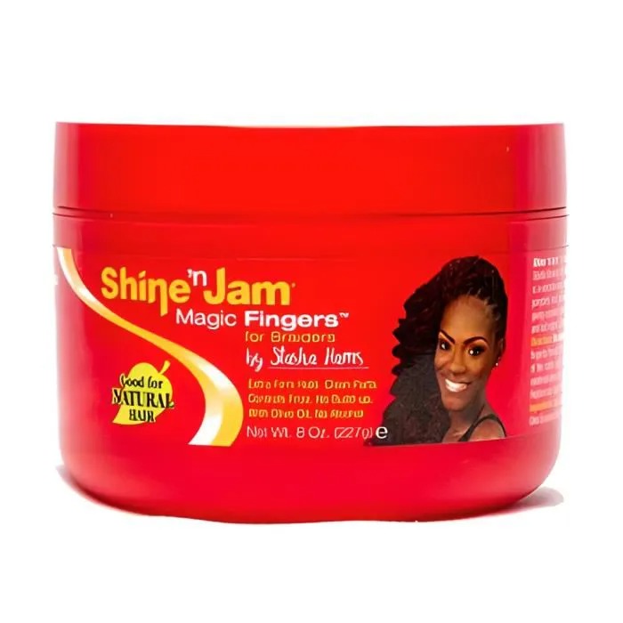 SHINE’N JAM Ampro doigts magiques tresseurs pomade de cheveux, 8 oz