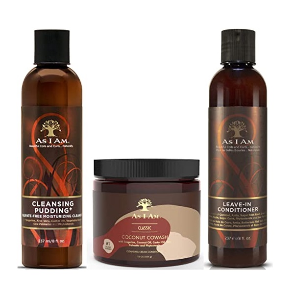 As I Am Naturally – Lot de 3 Soins Capillaires