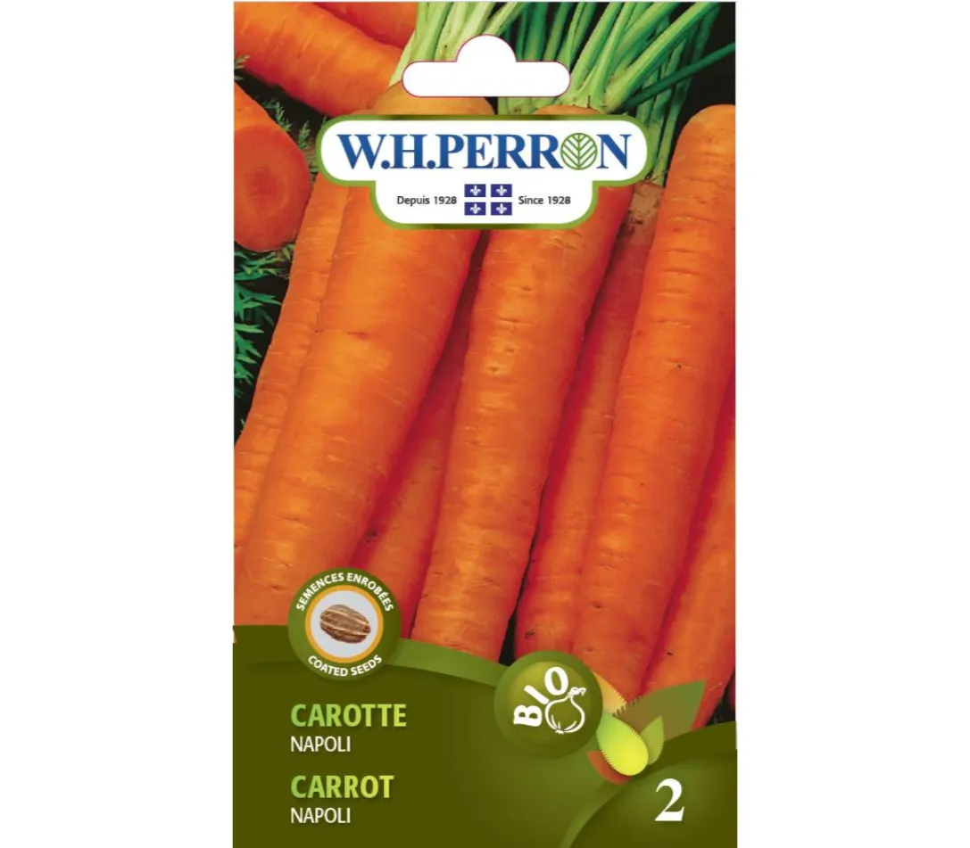 Carotte Napoli enrobée Bio (semences)