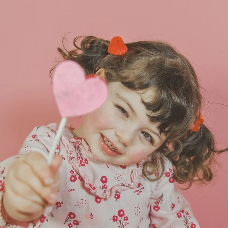 Mini griffe à cheveux cœur – Image 5