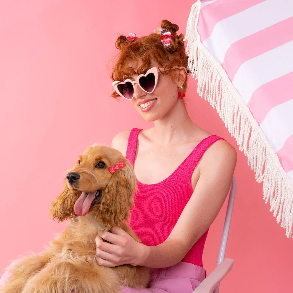 Mini griffe à cheveux Hibiscus – Image 3