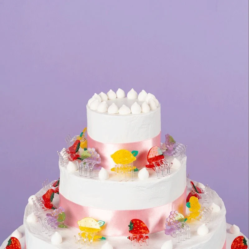 Mini griffe à cheveux citron – Image 4