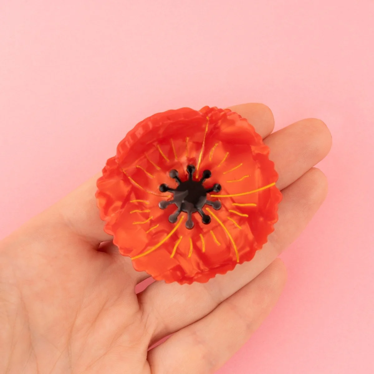 Griffe de cheveux de coquelicot – Image 4