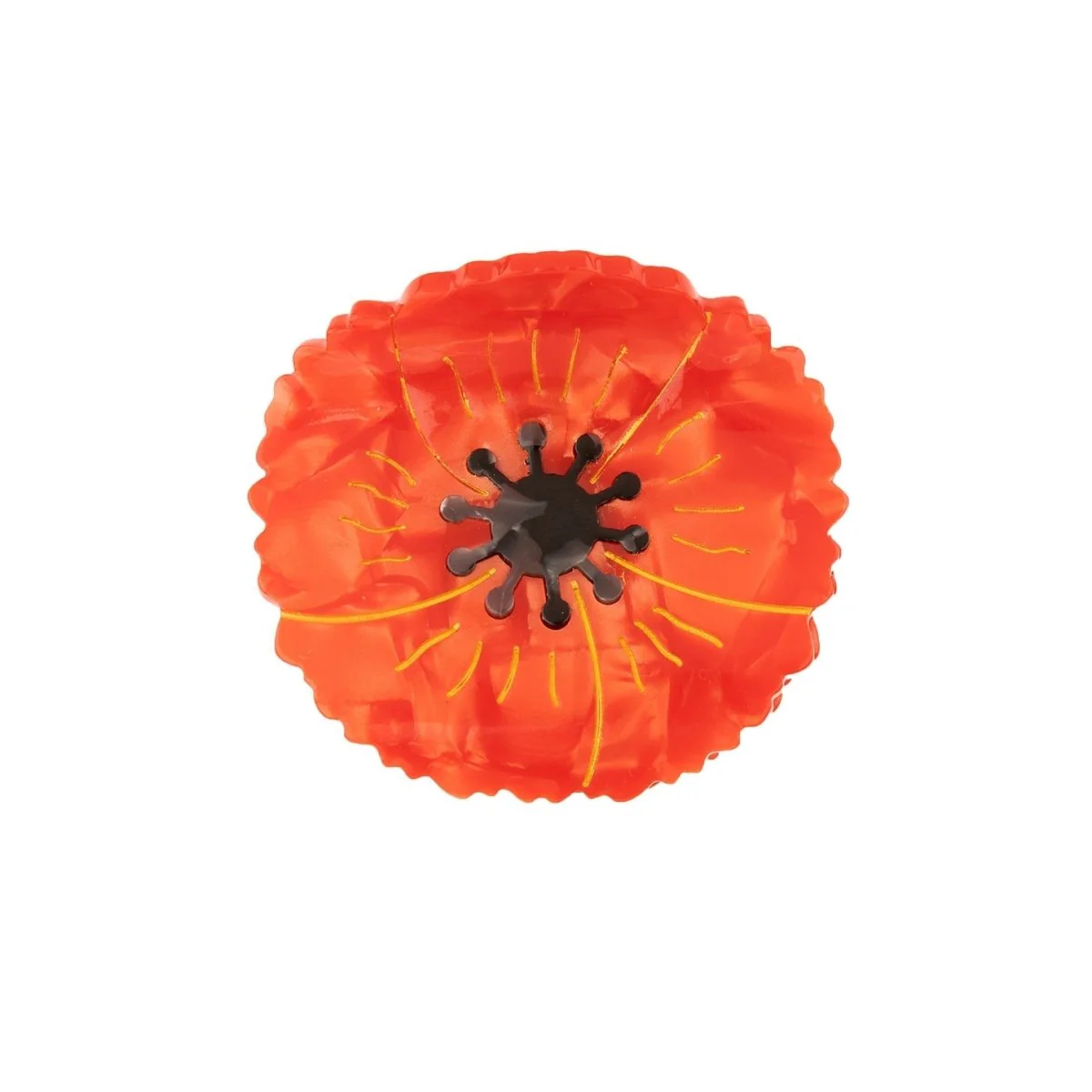 Griffe de cheveux de coquelicot
