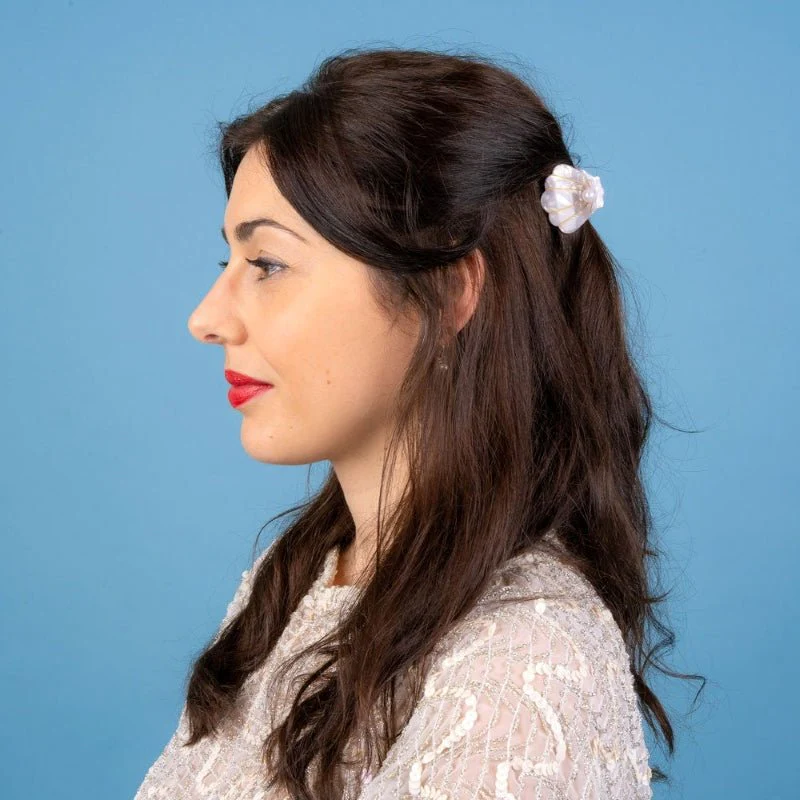 Mini griffe à cheveux en coquille Saint-Jacques – Image 2