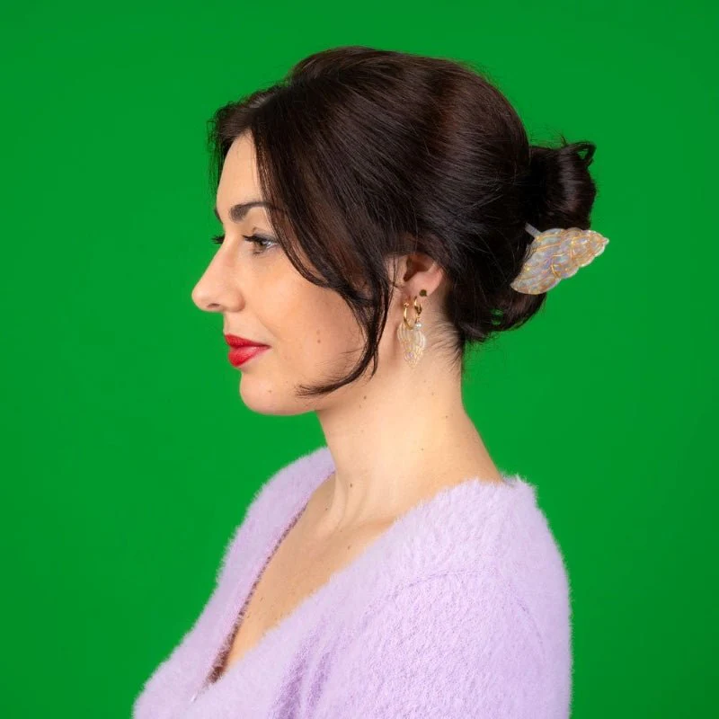 Griffe à cheveux en coquillage – Image 2