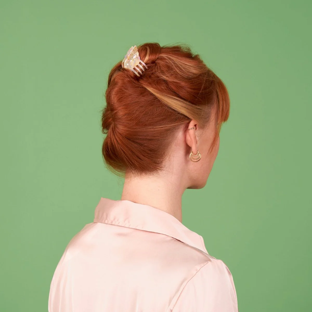 Mini griffe à cheveux Shell – Image 2