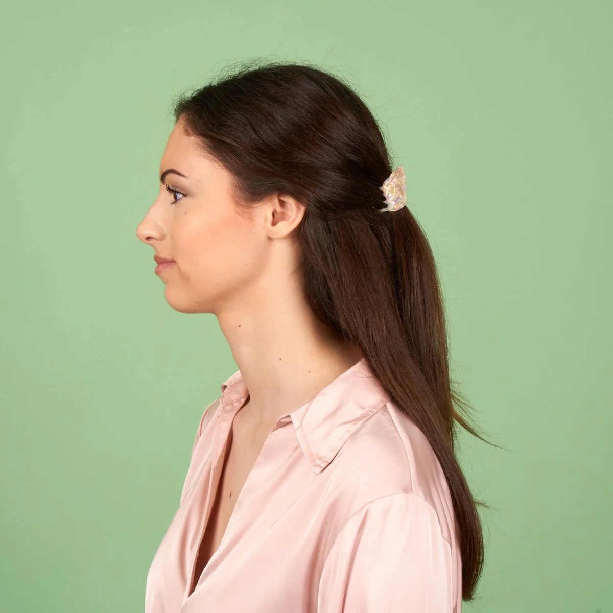 Mini griffe à cheveux Shell – Image 3