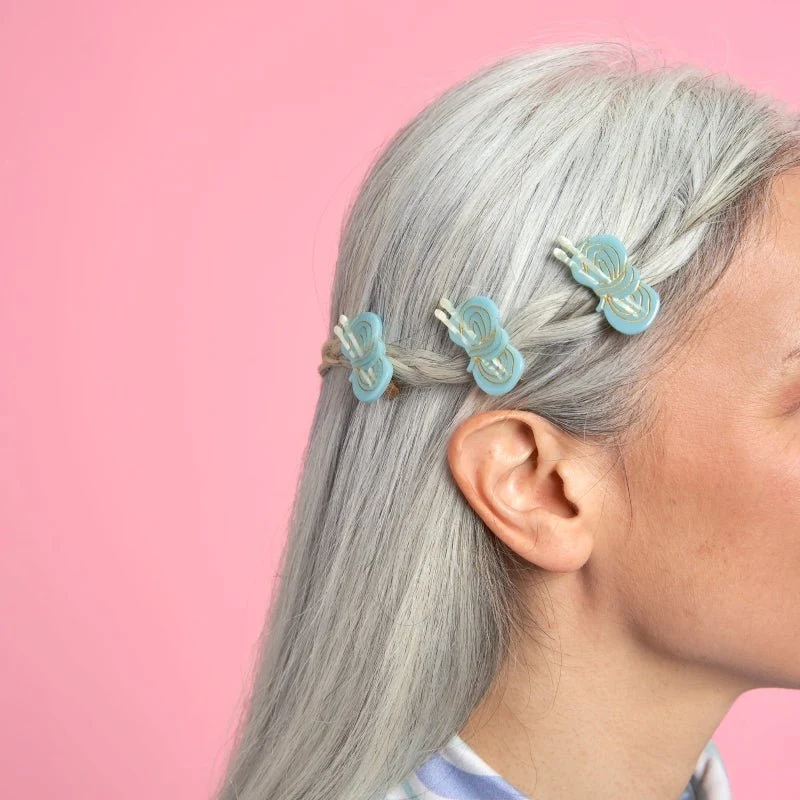 Pince à cheveux boule de laine – Image 4