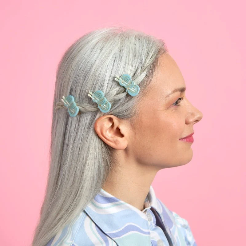 Pince à cheveux boule de laine – Image 3