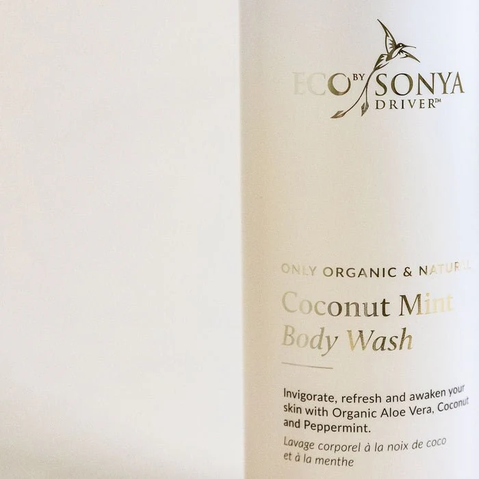 Gel douche bio à la noix de coco et à la menthe 500 ml – Image 4