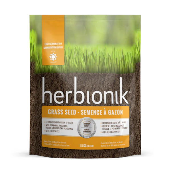 Semence gazon mélange Germination ultra rapide Herbionik
