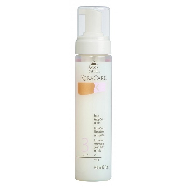 KeraCare mousse Foam Wrap-Set Lotion