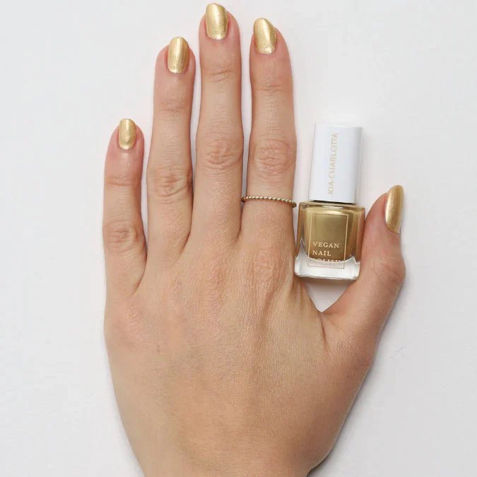 Vernis à Ongles Golden Glamour 5 ml – Image 2