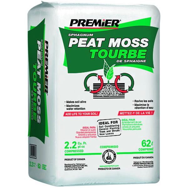 Tourbe de sphaigne 2.2 pi3